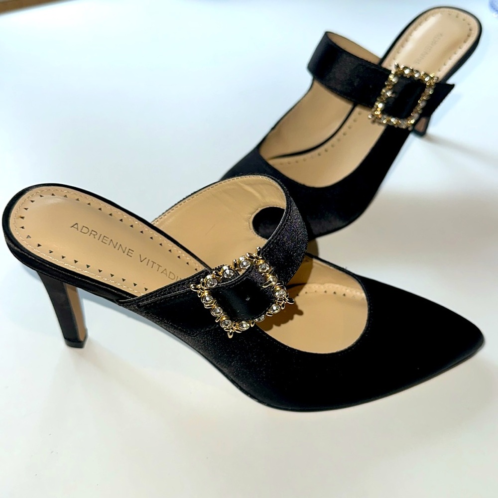 Adrienne Vittadini • Noelle Pointed Toe Embellished Mule